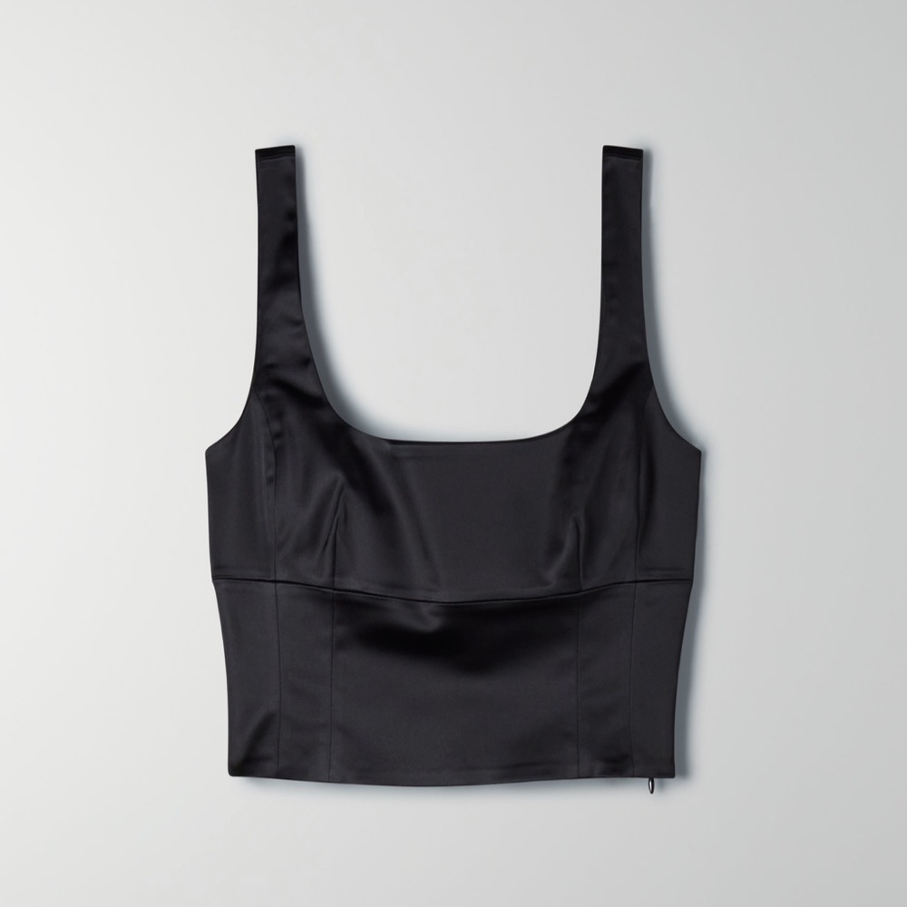 Aritzia Wilfred SHINE bustier top
